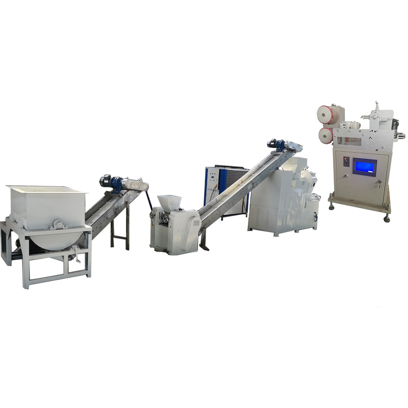 Complete 500kg/h toilet soap laundry soap production machine